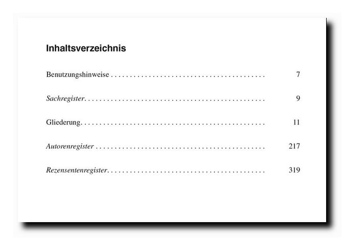 Lothar Gall und Barbara Blessing "Historische Zeitschrift: Register zu Band 276 (2003) bis 285 (2007)", Oldenbourg Wissenschaftsverlag. Munich, Germany 2008
