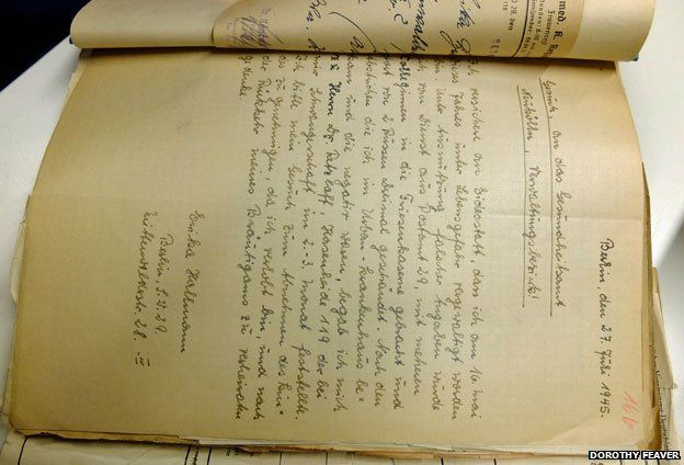 Handwritten archival testimony