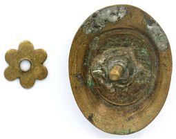 Cap badge of a member of the Soviet Army, undated