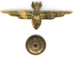 Qualification badge &ldquo;Military Navigator, 3rd Class&rdquo; of the Soviet Army, 1949